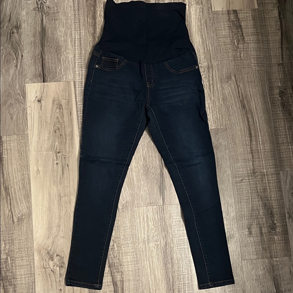 Maternity Dark Blue Skinny Jeans